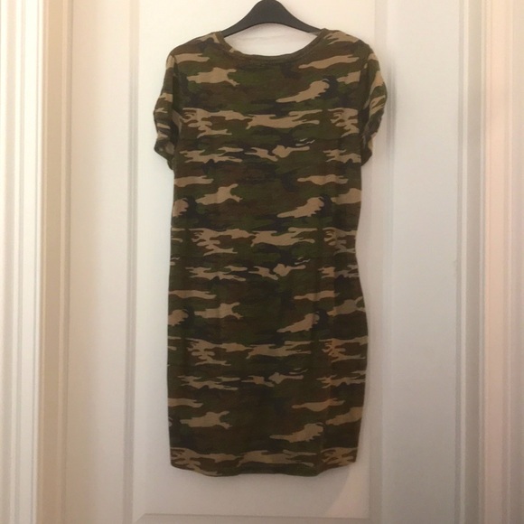 Sanctuary So Twisted T-Shirt Dress in Camouflage Print - Picture 4 of 7